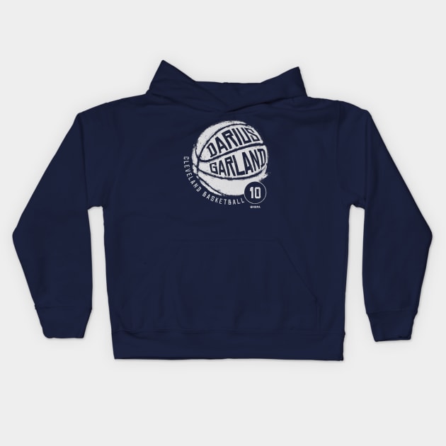 Darius Garland Cleveland Basketball Kids Hoodie by TodosRigatSot